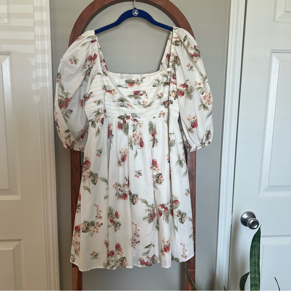 Abercrombie & Fitch White Floral Dress